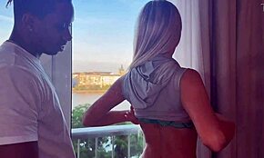 Follándose a la novia ebony del mejor amigo en cumpleaños