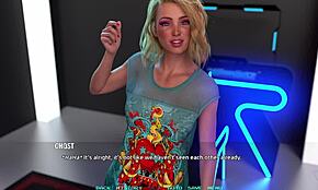 No, haluutko liittyä elokuvaillaan tämän söpön rintavalla blondin kanssa 3D:ssä? Sano, miten voit vastustaa hänen valtavia kurvejaan?