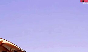 يا إلهي، فتا شيمل تنيك أخت زوجية مع مص على شاطئ مزدحم في هينتاي 3D! 🌊