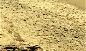 Afrikalı Karım Plajda Uzun Süre İşiyor, Amatör Kayıt