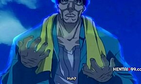 Pervertovani duh pipa i jebe sitne 18+ tinejdžerke sa velikim sisama u divljoj hentai akciji na Hentaix99