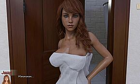 Storstadsnjutningar när John dominerar Jessy i rå sex