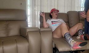 Ujel sem svojo kadilsko stepsis med vzajemno masturbacijo