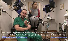 Kalani Luana が目覚め、診察室で見知らぬドクターのモンスターコックを横向きに騎乗