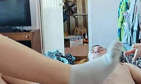 สาวเกาหลีฮุบเพื่อนบ้านเพื่อความสนุกสุดเฟี้ยว