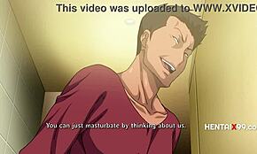 Kjæresten min blir til sædspand blant vennene mine i hentai