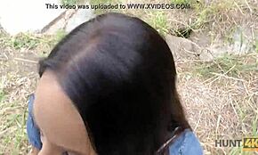 Jezen žrebec proda vitko punco za trd POV fuk