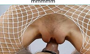 For fanden! Fed hævet fisse bliver kneppet med høje støn!