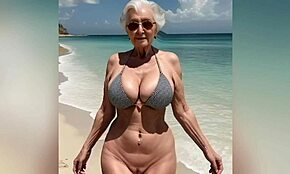 Hey Oma, Toon Je Sexy Bikini Met Vieze Praat!