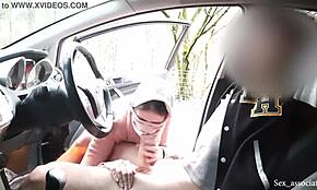 Naive Muslim Teen in Hijab Caught Me Flashing in Park