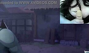 女主魔鬼女孩在2D色情动画中支配，看Ivy在诅咒王子行动！