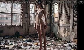 Școlăriță japoneză prinsă în școală abandonată pentru acțiune anime sălbatică