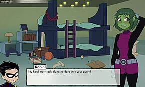 ¡Oh diablos, quieres unirte a Raven para una noche ardiente en 18Titans Parte 23?