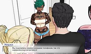 Divine Heel spel del 3 med stora naturliga tuttar