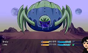 龙珠超 - 失落集，Cheelai自慰和Broly性爱场景在狂野3D中