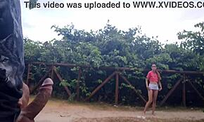 Just saw this chick passing by in public, had to jerk off in the forest. Hentai vibes all over!