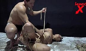 He Fulfills BDSM Fetish For Girlfriend With Monster Cock And Big Tits