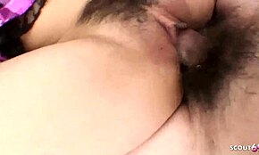 おい、俺の小柄な日本人彼女が外でPOV誘惑してきやがった！