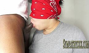 Bbw får halsen kneppet af sort pik med tonsvis af sæd