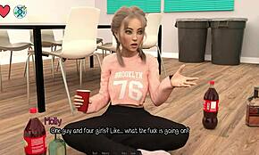 Πανεπιστήμιο Ελμγουντ 19 - 18χρονη Ασιάτισσα δείχνει τα σφιχτά της στήθη και πιπιλάει μπανάνα