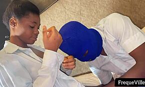 หญิงสาวดำ 18+ ที่หื่นโดนควยใหญ่เซ็กส์แบบบ้านๆ