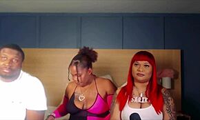 घरेलू वाइल्ड 10-मैन गैंगबैंग ऑर्गी थ्रो करती है एबोनी और लैटिना हीट के साथ