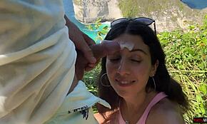 وجهي خارجي عام! سائل منوي على الوجه وفي الفم يُبتلع!