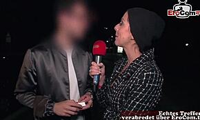 Tysk gade casting bliver til skandaløs offentlig blottelse