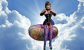 Gilf Carmen Angel saa pillun tippumaan ja creampie-nussun