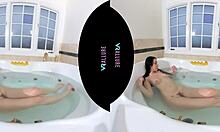 vrallure beautiful jade baker masturbates in the bath