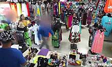 i busted blonde lily larimar shoplifting and she got banged hard