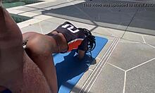 Ebony thot bent over gets doggystyle fucking on webcam