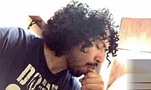 I suck that tasty twink's cock so good, but I mess up the blowjob sometimes.