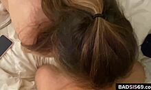 Stepbrother Catches Big Tits Sister Masturbating And Fucks Her Hard