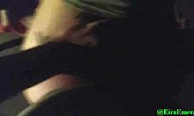 Teen Couple Caught Fucking Outdoors in Public Doggy Style