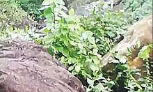 we went on a mountain trip with more women like estefii, that whore, look what she does