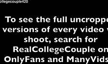 Naughty College Coed Handcuffs Boyfriend And Sucks His Cock