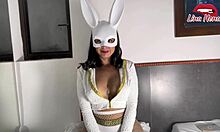 My Horny Stepmom Guides My Jerk Off Session While Playing With Her Tight Pussy Until We Both Cum Hard