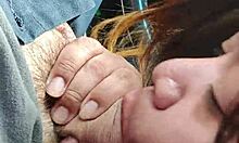 amateur couple starts sucking monster cock deepthroat in outdoor homemade scene