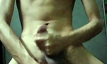 Gay amateur soloboy jerks off to climax