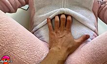 Blonde Enjoys A Surprising Oral Experience With Cum In Mouth.