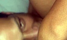 Ebony teen dominates petite latina's shaved pussy with big black cock