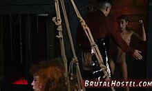 Sexy Y, Alexa Nova, Kendall Woods Experience Intense BDSM Domination as Mouth Slaves