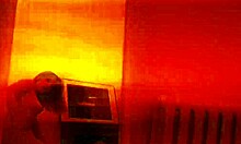 Halloween witch rides POV in lingerie for crazy tits tease