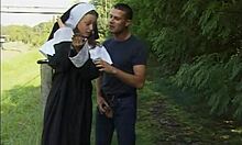 teen rides strangers outdoors