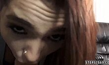 Teen Haze in Sensual Threesome Sucking Stepbro's Banana! Hardcore Taboo Action Unleashed.