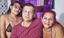 ilda furacao and tigresavip explore anal pleasures with tongue in live show