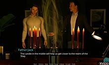 Nursing back to pleasure with the redhead's big tits getting hot.