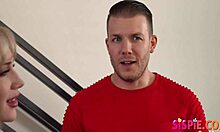 Emma Starletto and Lilly Bell engage in intense threesome doggystyle with bent over ass worship