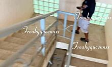 Caught Tenant Masturbating Outdoors, Demanded Doggystyle Fuck or Report